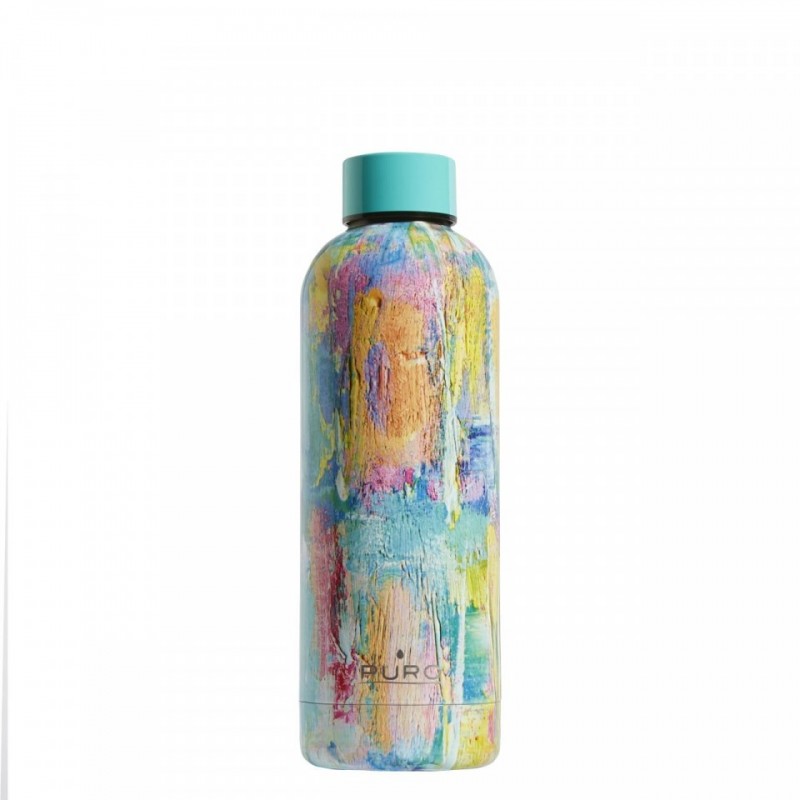 Boca za vodu Puro - 500 ml, Street Art Paint, svijetlo plava