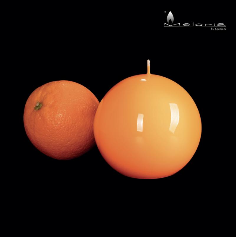 Svijeća GRAZIANI Meloria Ball Classic 150, narančasta