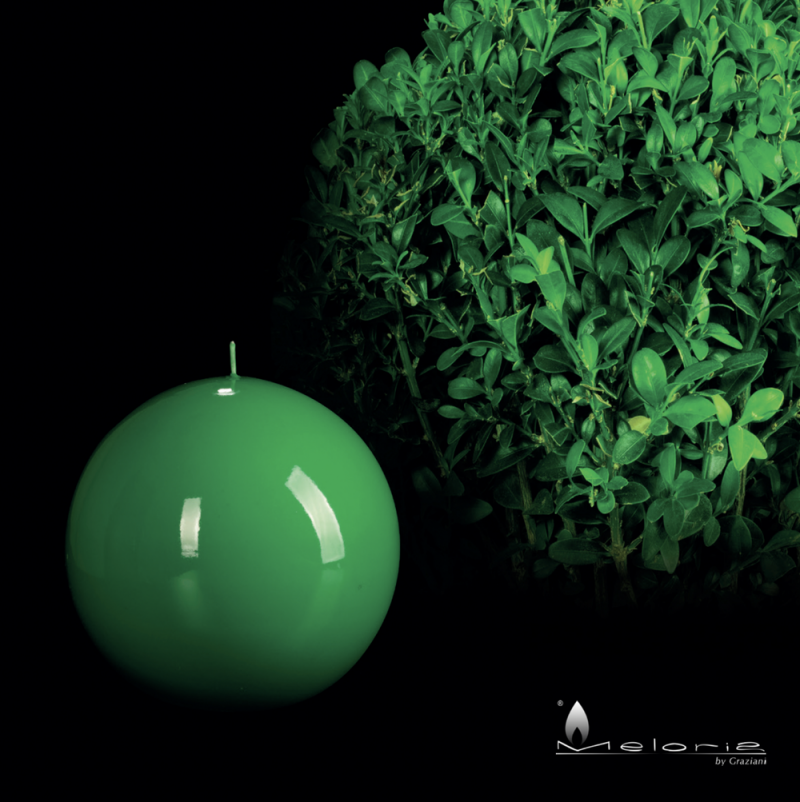 Svijeća GRAZIANI Meloria Ball Classic 150, zelena