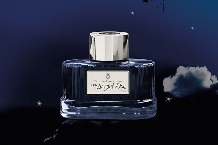 Tinta u bočici, tamno plava 75 ml