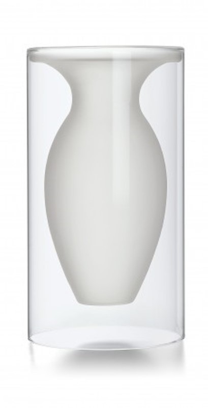 Vaza Esmeralda M, staklena