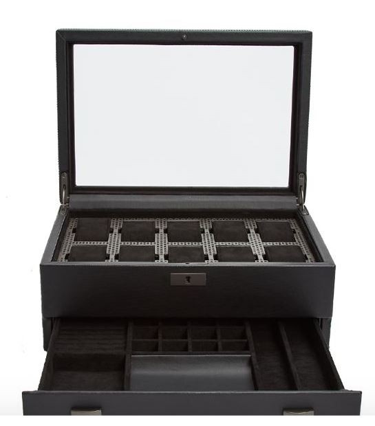 Kutija za satove WOLF 1834, Axis 10, siva