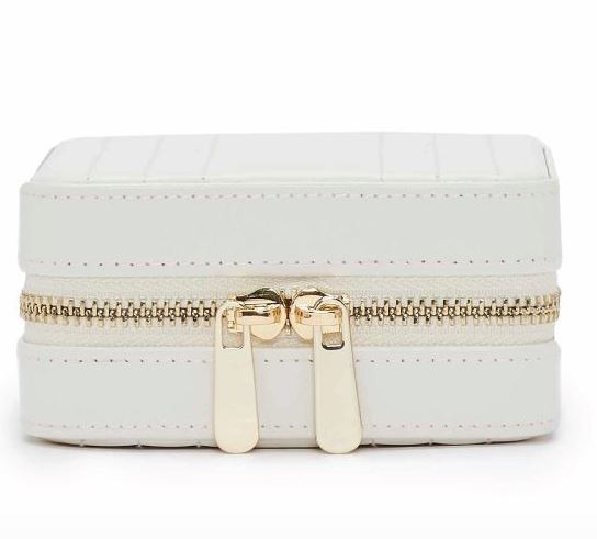 Torbica za nakit WOLF 1834, Maria Small Zip, bijela