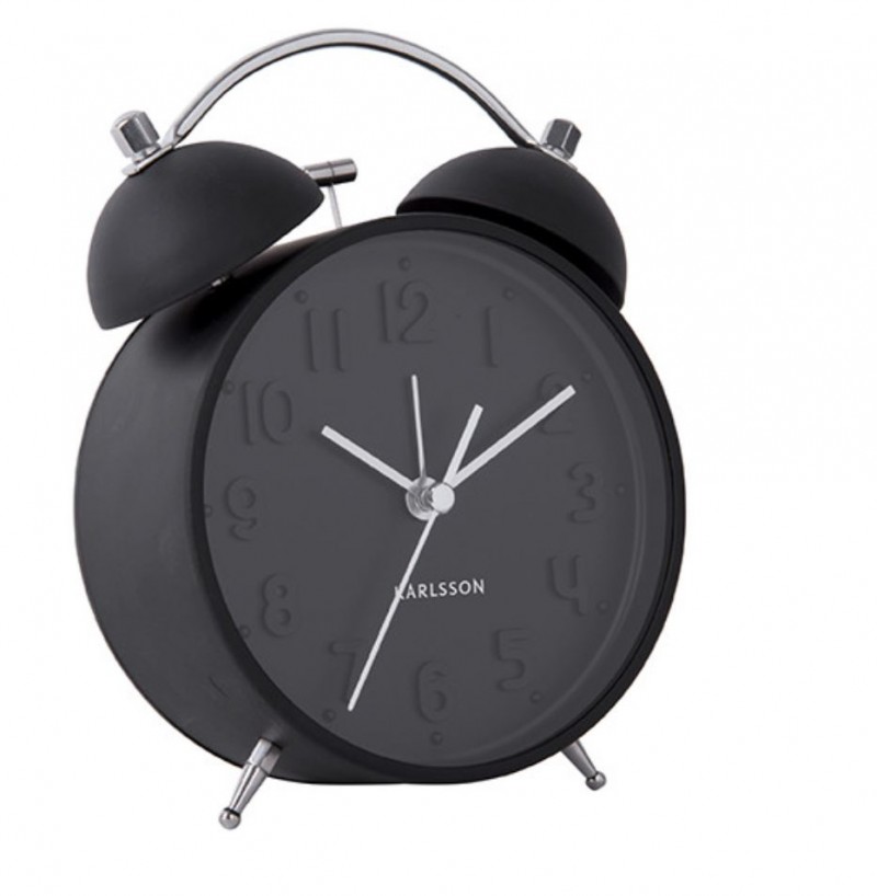 Sat budilica Iconic, crni