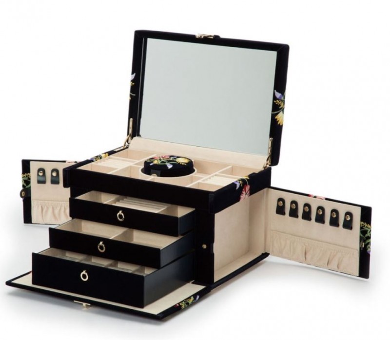 Kutija za nakit WOLF 1834, Zoe Large, indigo