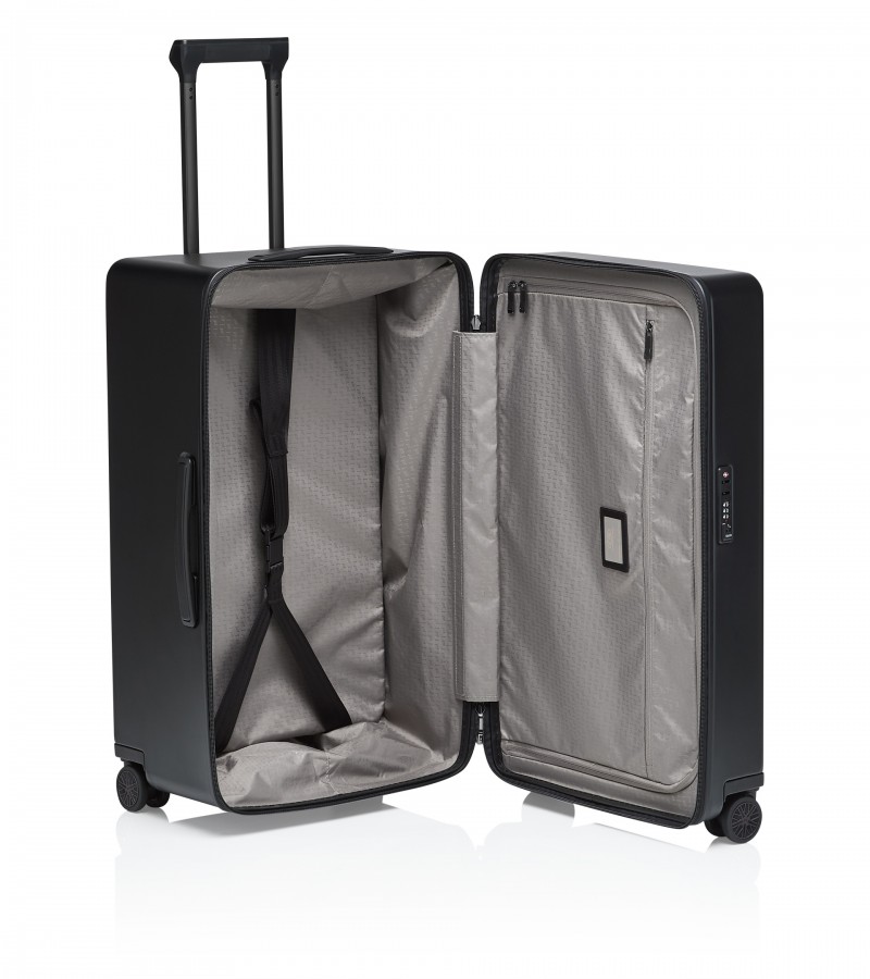 Torba s kotačima Roadster Trunk S, mat crna