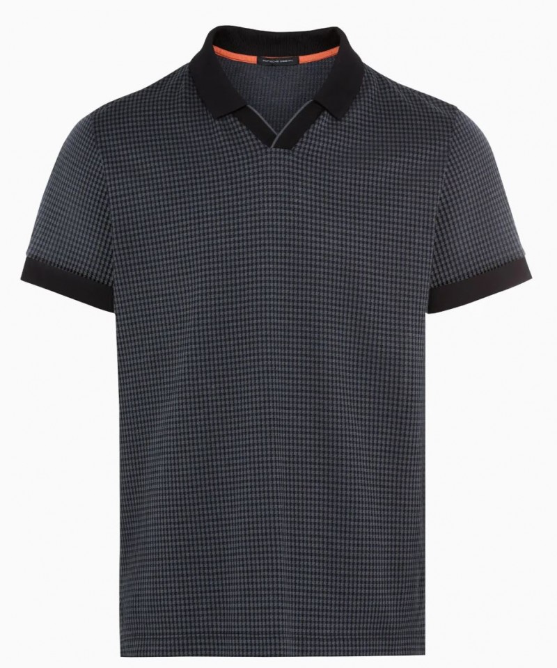 Majica M Targa Polo, crna/antracit