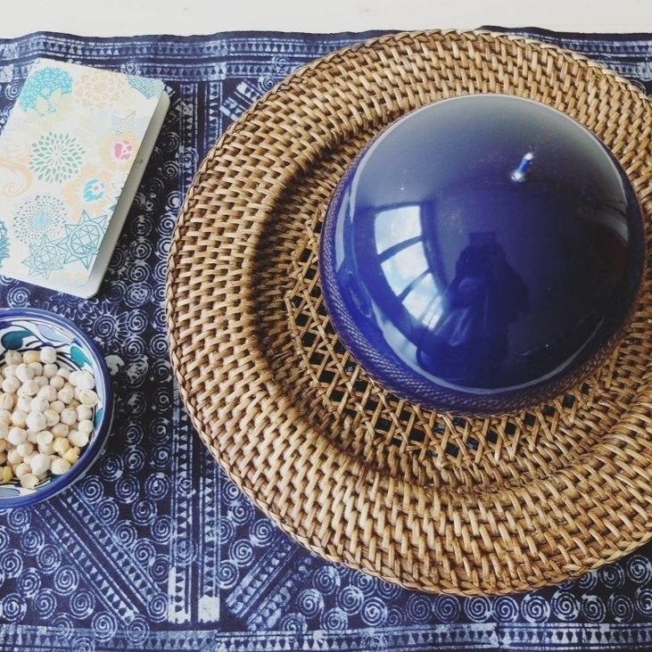 Svijeća GRAZIANI Meloria Ball Classic 120, plava