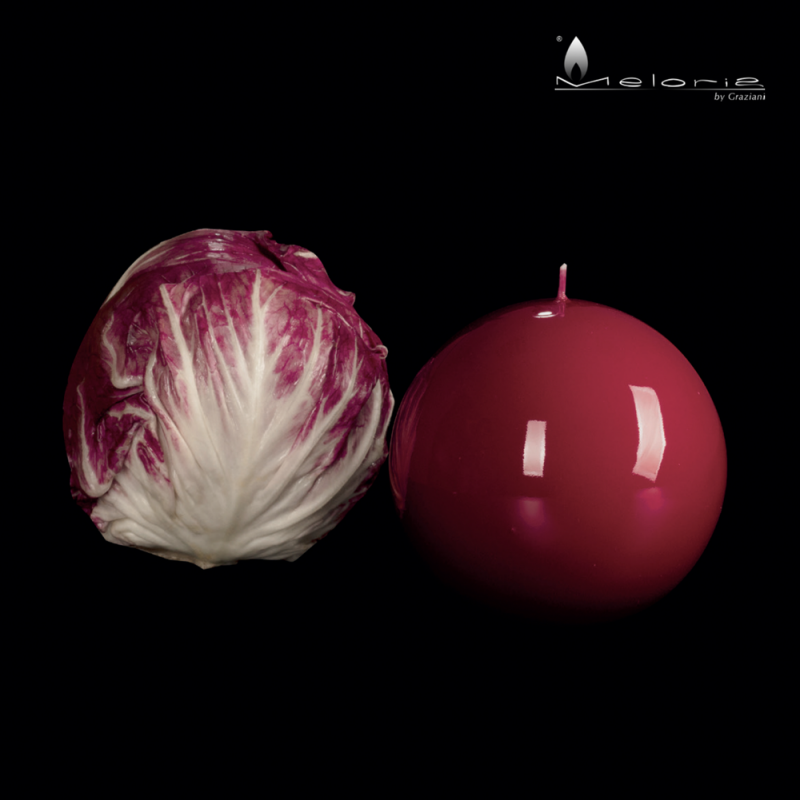 Svijeća GRAZIANI Meloria Ball Classic 120, bordo