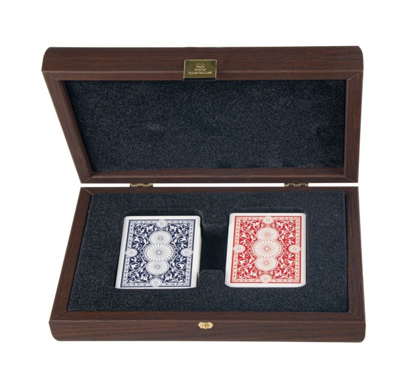 Igraće karte MANOPOULOS Plastic coated playing cards in Dark Brown