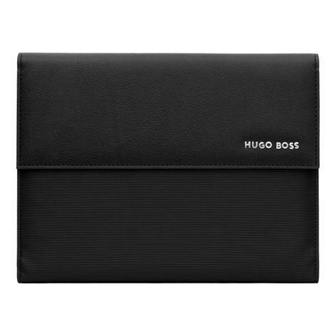 Mapa A5 Pinstripe Black - Hugo Boss