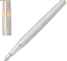 Nalivpero Gear Pinstripe, silver/gold -  Hugo Boss