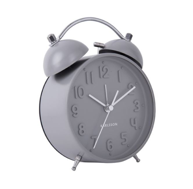 Sat budilica Iconic, siva