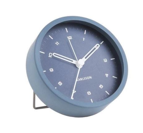 Sat budilica Tinge steel, plavi