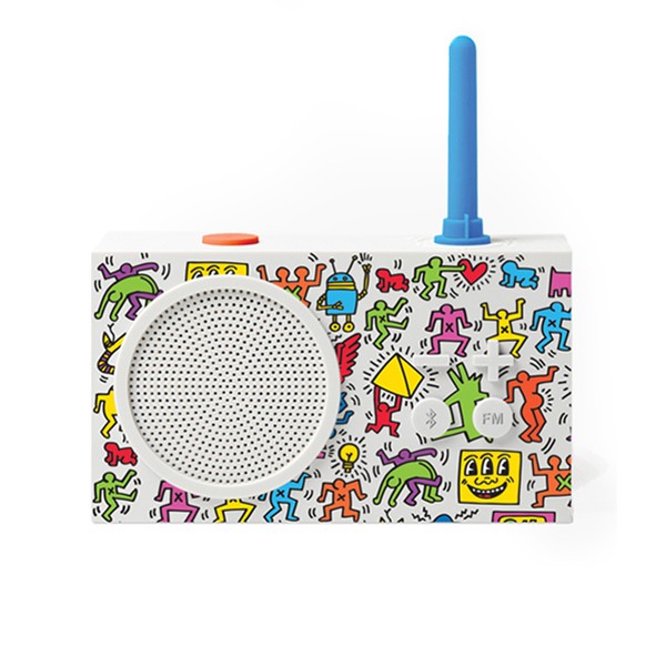 Radio LEXON x KEITH HARING Tykho 3, Happy, bijeli