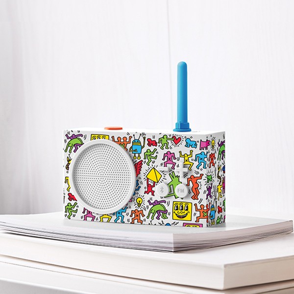 Radio LEXON x KEITH HARING Tykho 3, Happy, bijeli