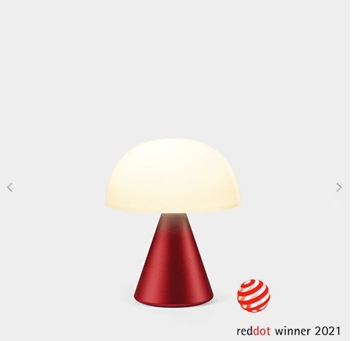 Lampa LEXON Mina M, tamno crvena