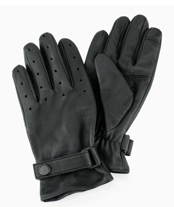 Rukavice M Active kožne, crne