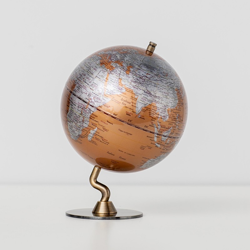 Globus mali, promjer 13 cm, brončani