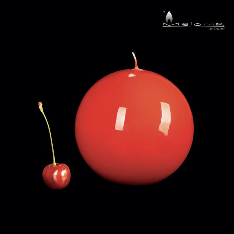 Svijeća GRAZIANI Meloria Ball Classic 120, crvena