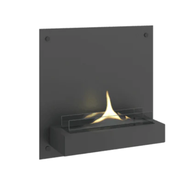 Kamin zidni TF Solo 90, crni