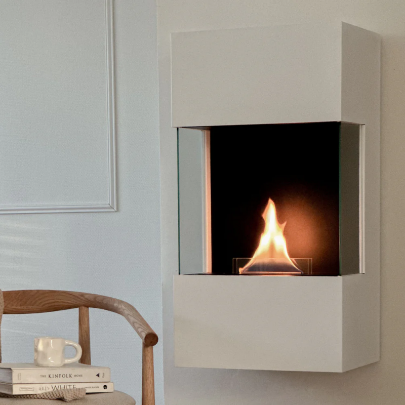 Kamin zidni TF Indie 180, bijeli