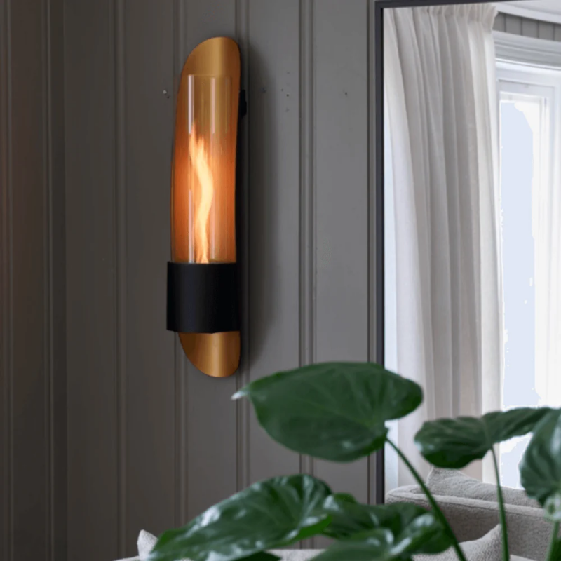 Kamin zidni TF Cycloflame, zlatni